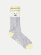 Closed Socken mit Logoprint 496-Buttercream yellow bei Robert Ley