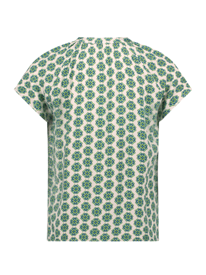 Cartoon Bluse mit Allover-Print bei Robert Ley