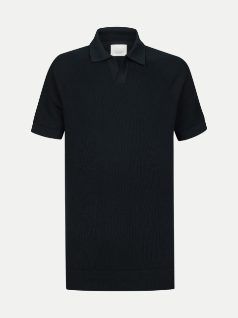 PROFUOMO Poloshirt mit offenem Kragen bei Robert Ley