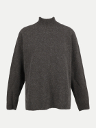 Peserico Strickpullover aus Woll-Seide-Mix 953-ebony brown bei Robert Ley