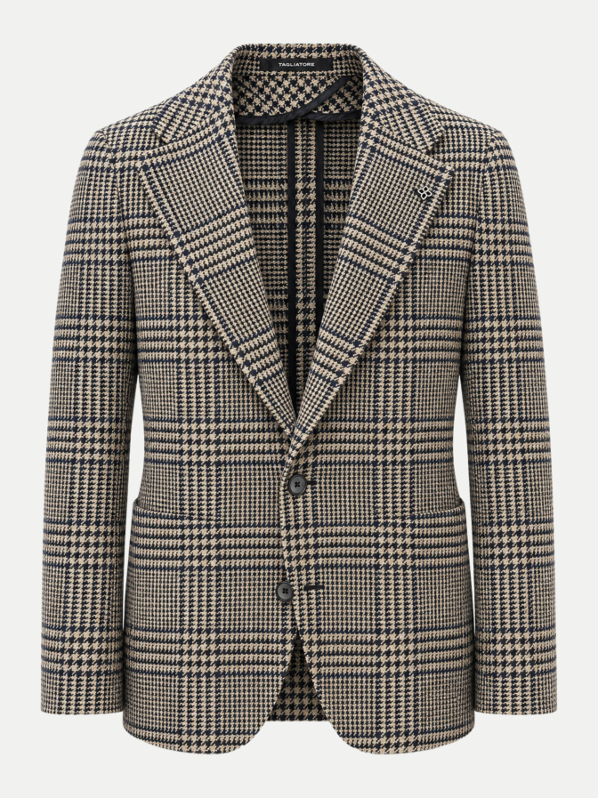 TAGLIATORE Slim-Fit Sakko mit Check-Muster bei Robert Ley