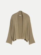 Tom Tailor Casual Cardigan mit Schalkragen 11863-Silver Olive bei Robert Ley