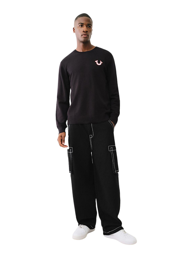 True Religion Sweatshirt mit Logo-Stick bei Robert Ley
