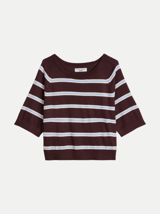Marc O'Polo DENIM Kurzarm-Pullover Gestreift bei Robert Ley