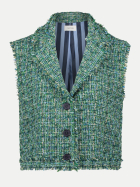 Cartoon Strukturierte Weste 5886-Green/Petrol bei Robert Ley