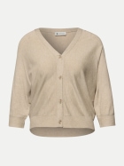 Street One Strickjacke Cozy 17458-cotton beige mel. bei Robert Ley