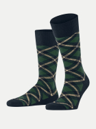 Burlington Socken Tartan 6121-marine bei Robert Ley