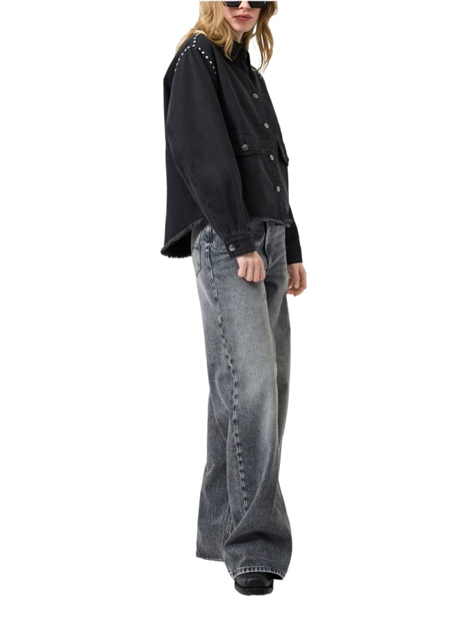 Q/S designed by Jeansjacke mit Strass-Details bei Robert Ley