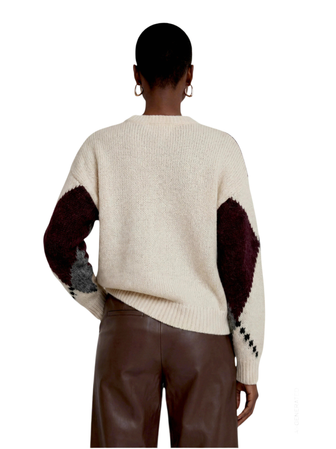 Zero Strickpullover mit Allover-Print bei Robert Ley