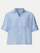 Street One Kurzarm-Bluse 17501-cashmere blue bei Robert Ley