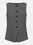 Riani Anzugsweste mit Windowpane-Muster 983-rock patterned bei Robert Ley
