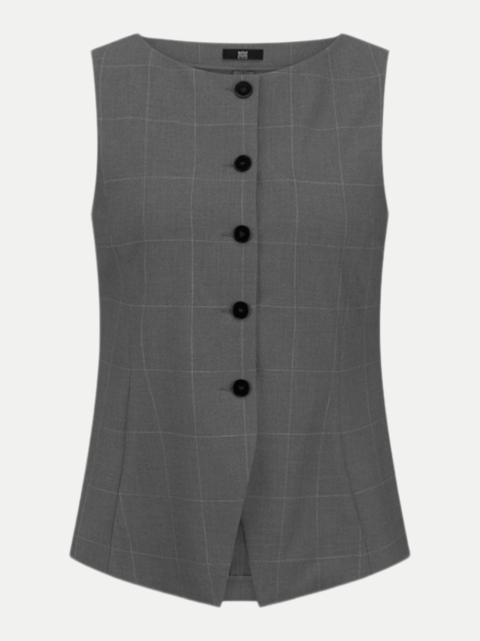 Riani Anzugsweste mit Windowpane-Muster bei Robert Ley