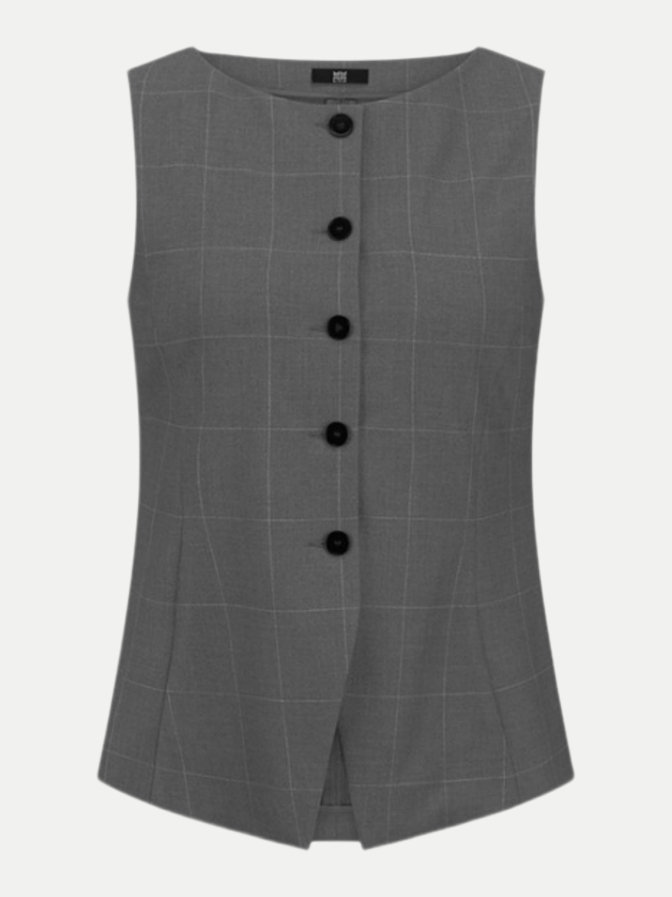 Riani Anzugsweste mit Windowpane-Muster bei Robert Ley