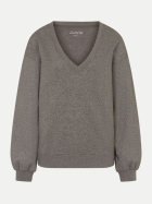 Juvia Sweater Lea Fleece 772-plum kitten mel. bei Robert Ley