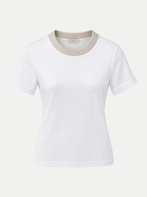 Peserico T-Shirt aus Woll-Kaschmir-Mix bei Robert Ley