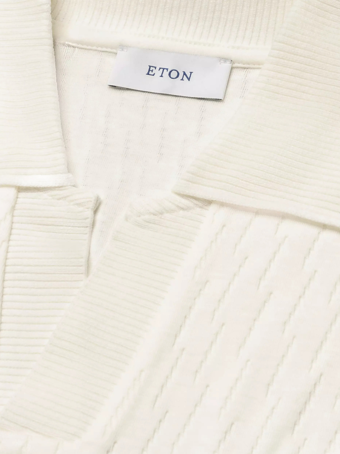 Eton Poloshirt in Jacquard-Qualität bei Robert Ley