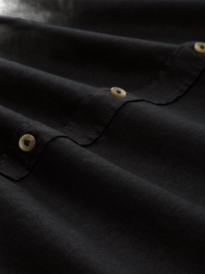 Tom Tailor Casual Leinenhemd mit Stehkragen bei Robert Ley