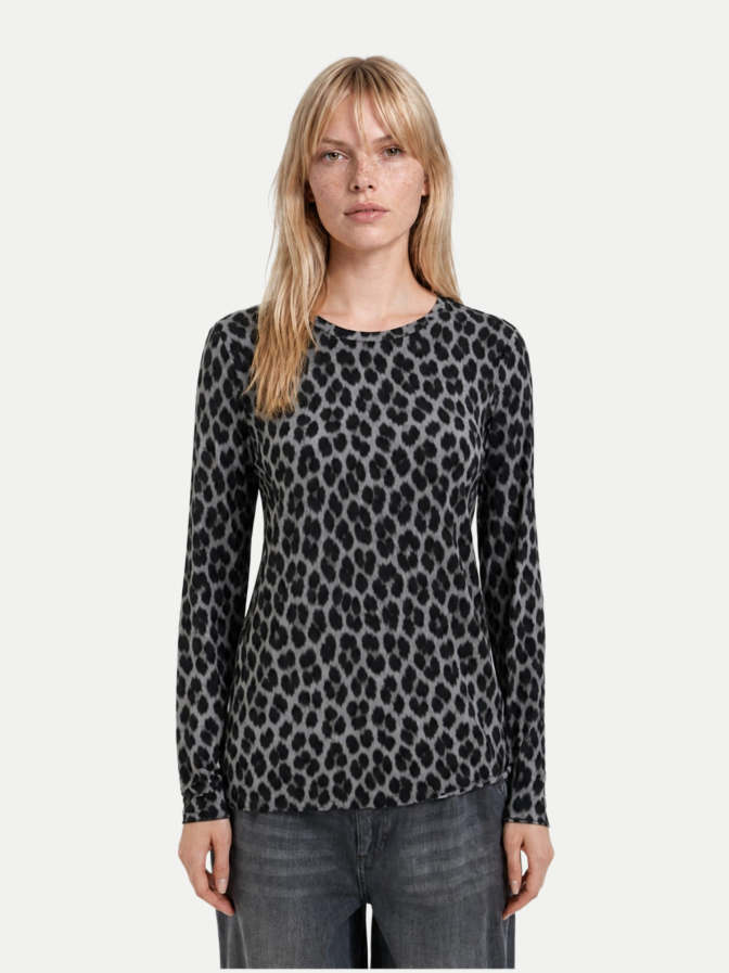 Smith & Soul Langarmshirt mit Leo-Print bei Robert Ley