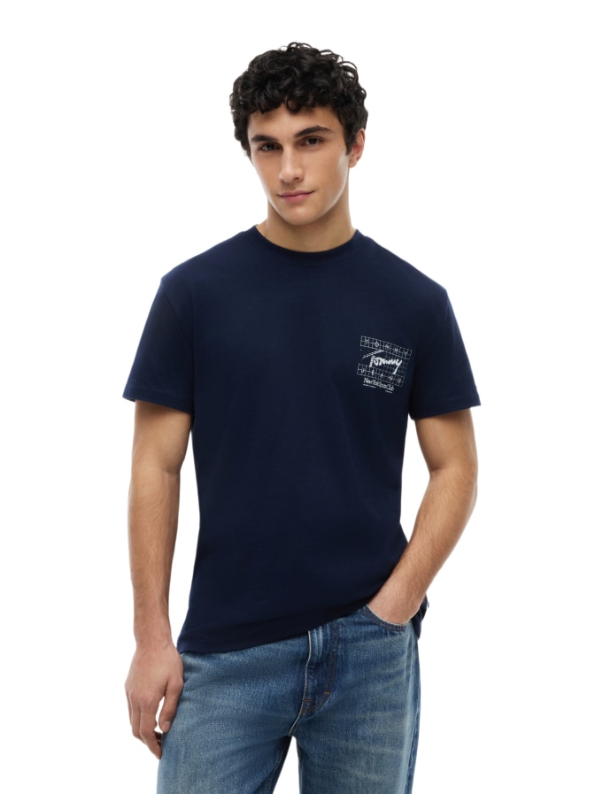 Tommy Jeans T-Shirt mit Logo-Print bei Robert Ley