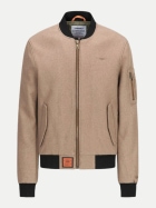 Bombers Original Bomberjacke aus Wollmix beige bei Robert Ley