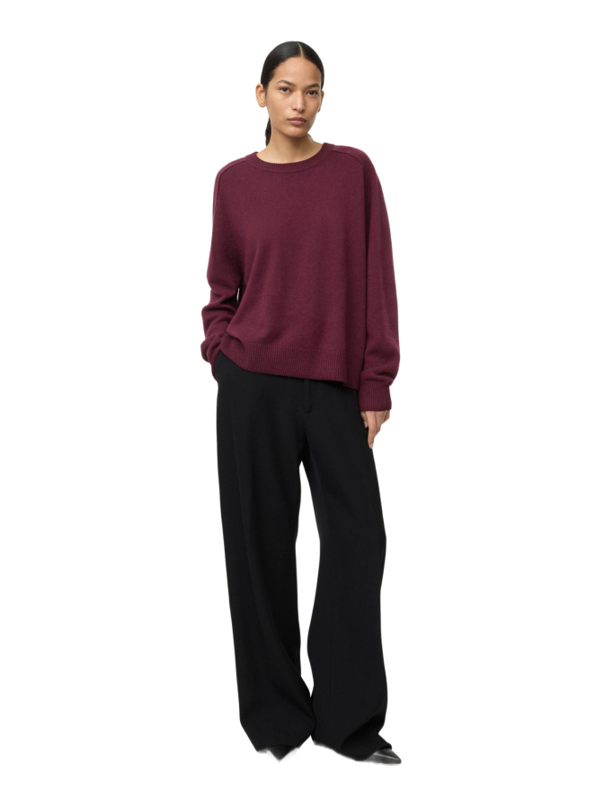 Soft Goat Oversized Kaschmirpullover Boyfriend Crewneck bei Robert Ley
