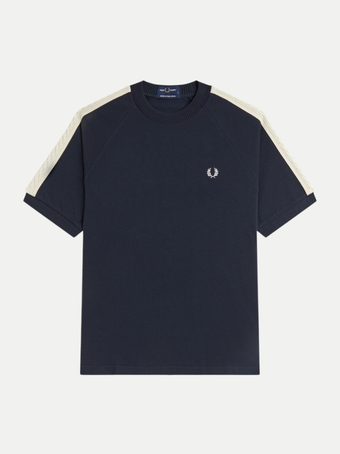 FRED PERRY T-Shirt Cable Taped bei Robert Ley