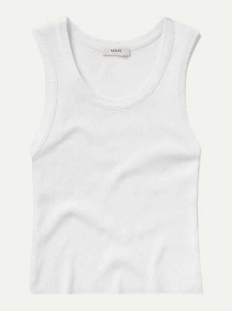 AGOLDE shrunken poppy tank bei Robert Ley