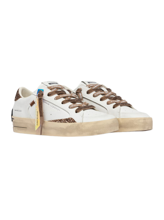 Crime London Sneaker SK8 DELUXE white bei Robert Ley