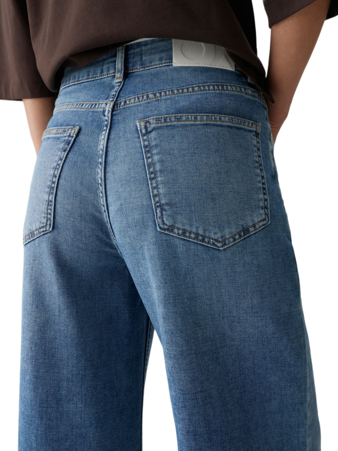 Opus Pants Palazzo Jeans Mari willow mit Powerstretch bei Robert Ley