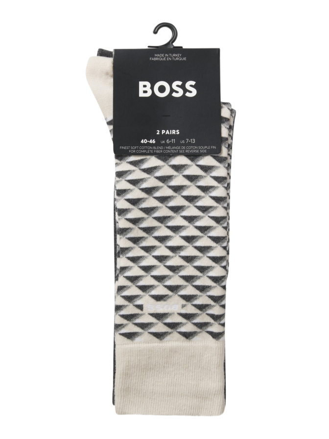BOSS 2er-Pack Socken Minipattern bei Robert Ley