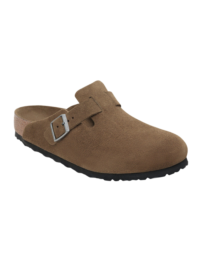Birkenstock Sandale Boston LEVE Dark Tea Tonal bei Robert Ley
