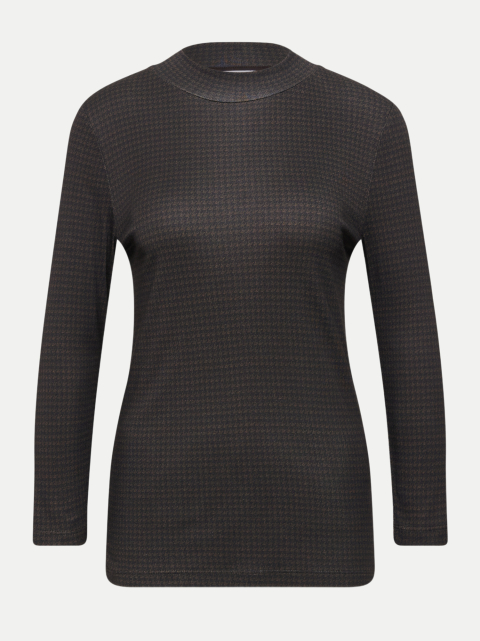 Street One Jerseyshirt mit Hahnentrittmuster bei Robert Ley