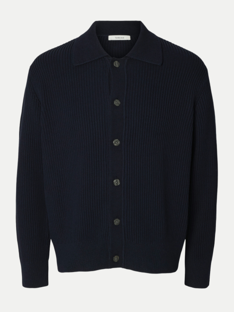 SELECTED HOMME Strickjacke mit Polokragen bei Robert Ley