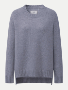 LU REN Kaschmir-Pullover Aundy mit Seidenanteil blue mirage bei Robert Ley