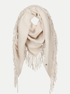 Monari Schal mit Fransen 160-antique white bei Robert Ley