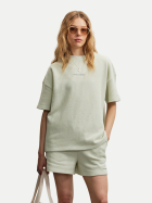 Pegador Oversized Rippshirt Linares washed green sorbet white bei Robert Ley