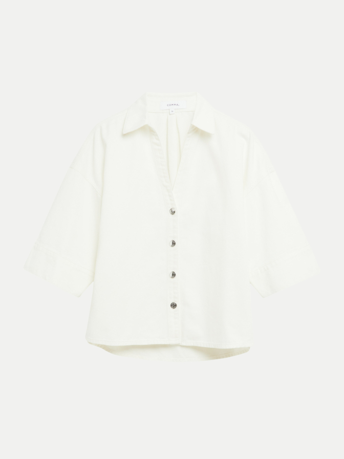 Comma Loose- Fit Denim-Bluse bei Robert Ley