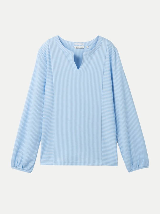 Tom Tailor Casual Gestreifte T-Shirt-Bluse bei Robert Ley