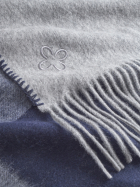 Codello Dreieckstuch aus hochwertiger Wolle BLU3-blau bei Robert Ley
