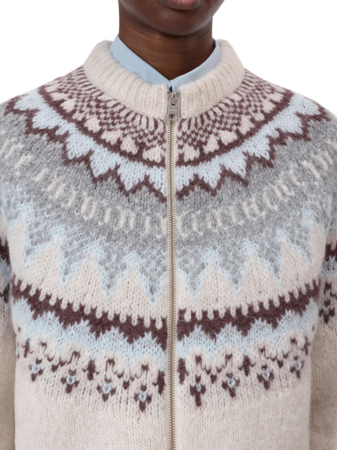 Closed Strickjacke mit Norweger-Muster bei Robert Ley