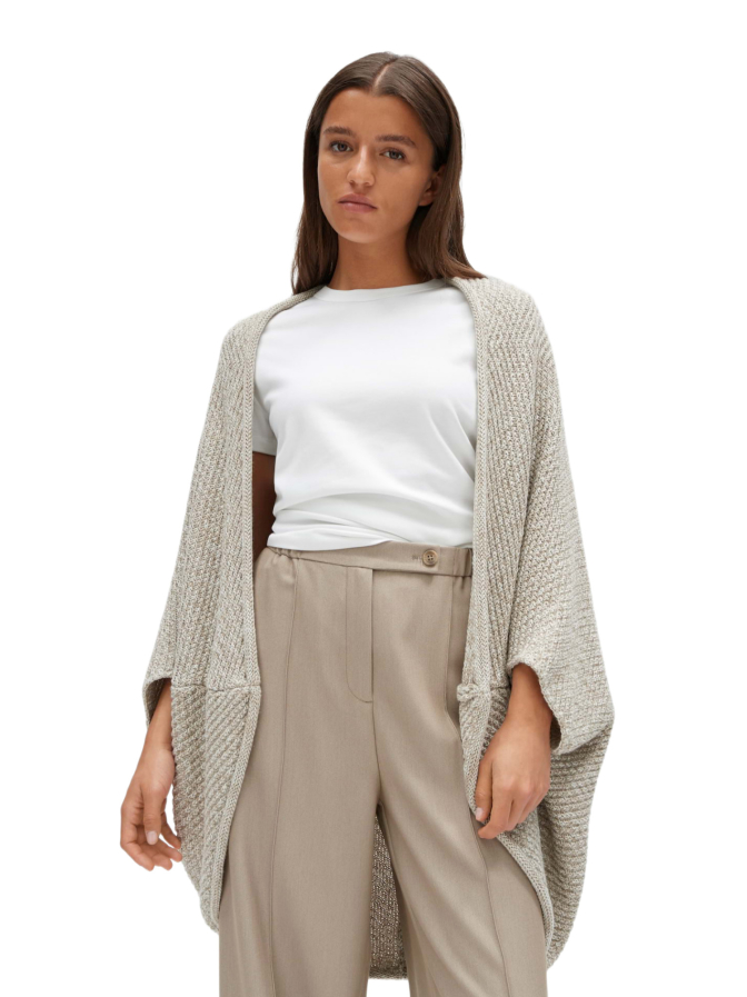 Opus Strickcape mit Waffelstruktur Amaryllis bei Robert Ley