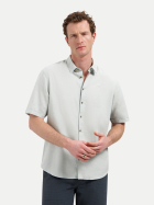 NO EXCESS Kurzarm-Hemd mit Leinen-Mix 159-Dusty Green bei Robert Ley