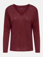 Only Regular-Fit Bluse ONLHENRIETTA 182651004-Cabernet/Cabernet rhinestones bei Robert Ley