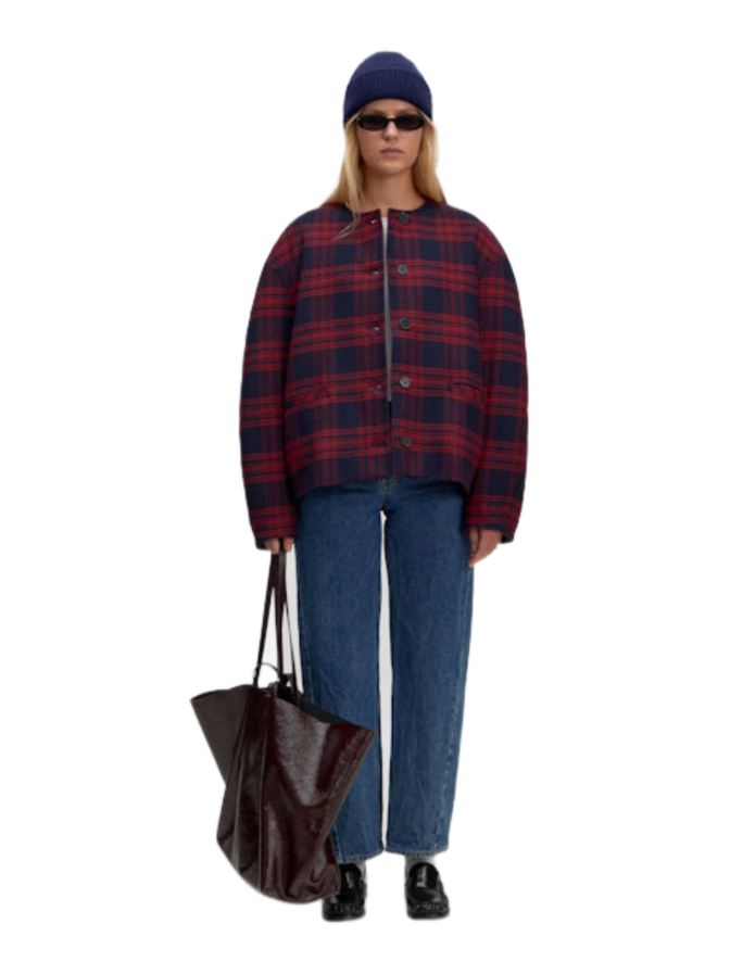 EDITED Wolljacke mit Karo-Muster bei Robert Ley