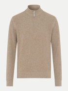 Brax Strickpullover STEFFEN aus Wolle-Kaschmir-Mix 55-BRUNETTE bei Robert Ley