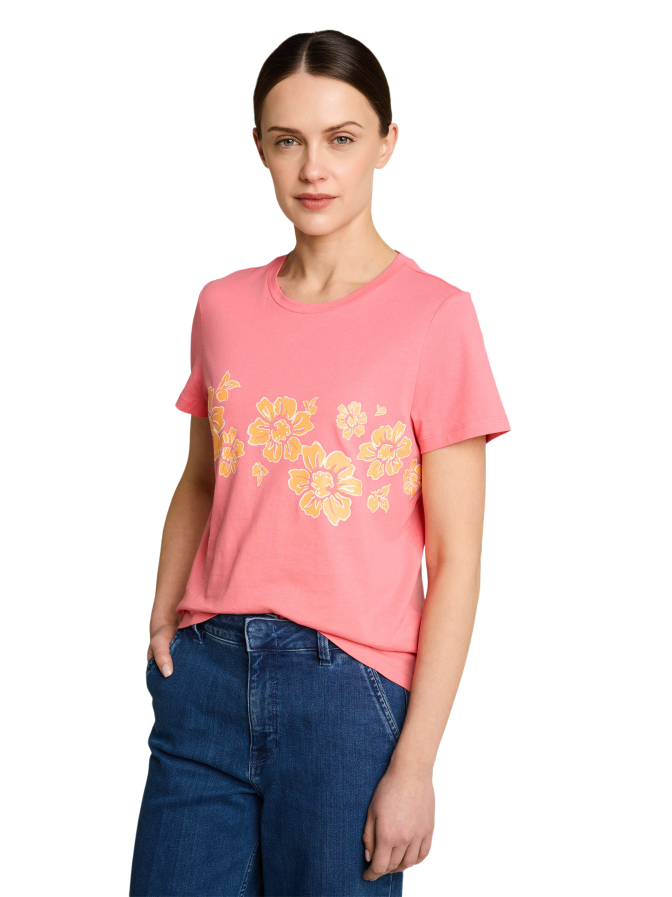 Tom Tailor Casual T-Shirt mit floralem Print bei Robert Ley