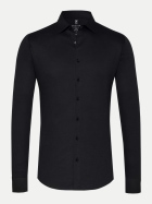 Desoto Slim-Fit Jerseyhemd 900-black piqu? bei Robert Ley