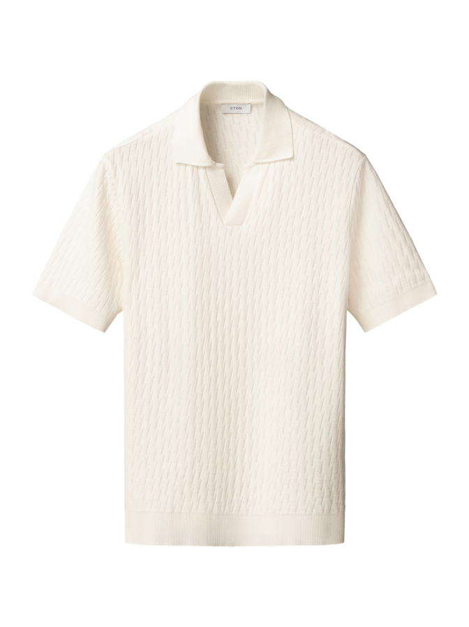 Eton Poloshirt in Jacquard-Qualität bei Robert Ley