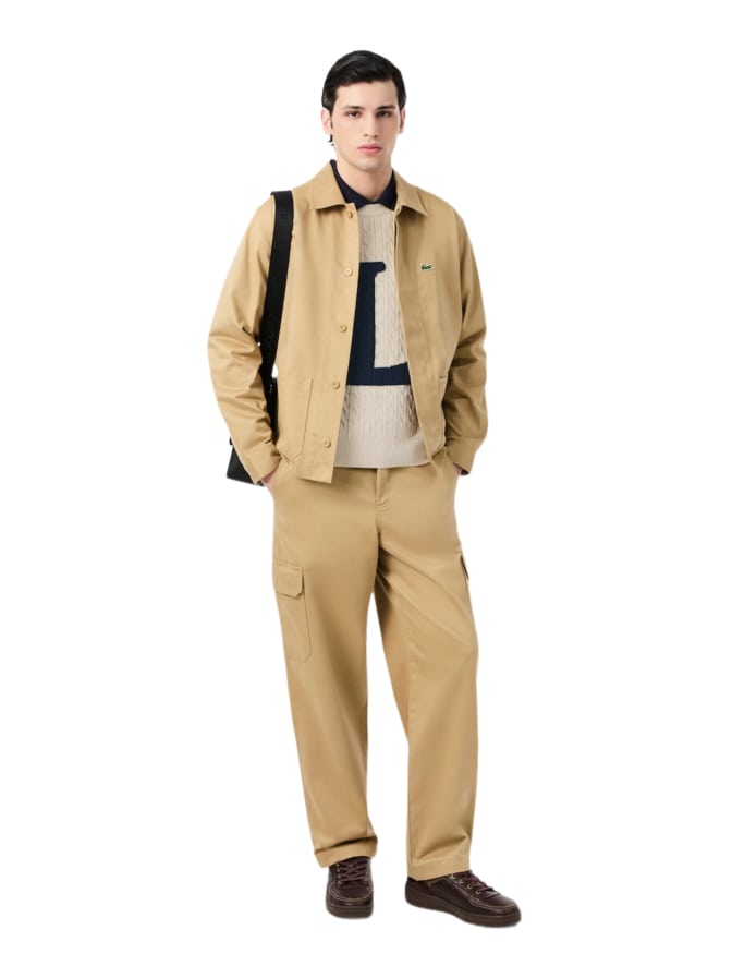Lacoste Strickpullover mit Zopfmuster bei Robert Ley