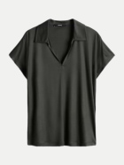 someday Poloshirt Kendri 30044-midnight olive bei Robert Ley